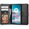 Motorola Edge 40 Neo Tech-Protect Flip Wallet m. Lommebok og stativfunksjon - svart