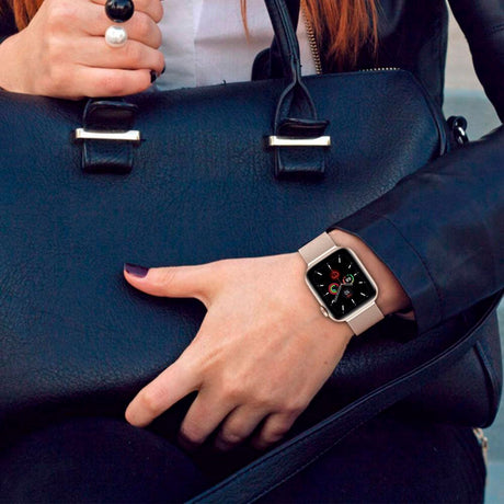 Apple Watch (38/40/SE/41/42 mm) Tech-Protect Milanese stålrem - stål