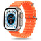 Tech-Protect Apple Watch (42/44/SE/45/46/49 mm) Iconband Pro silikonrem - oransje