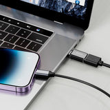 Tech-Protect USB-C til USB-A-adapter - svart