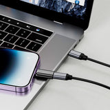 Tech-Protect Lightning til USB-C-adapter - svart