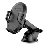 Tech-Protect V5 Car Mobile Holder - Dashboard og klimaanlegg - Mobil: 50 - 90 mm - Svart
