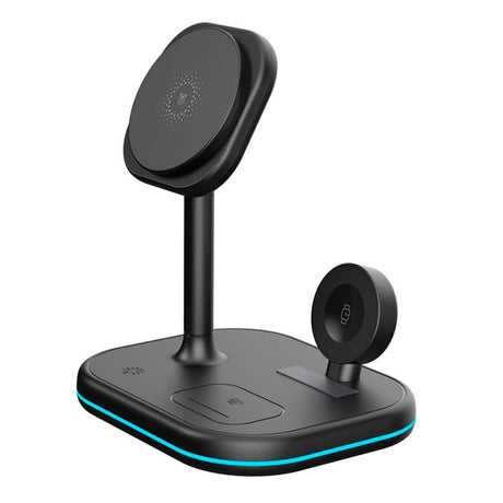 Tech-Protect A27 3-i-1 10W magnetisk trådløs lader - svart