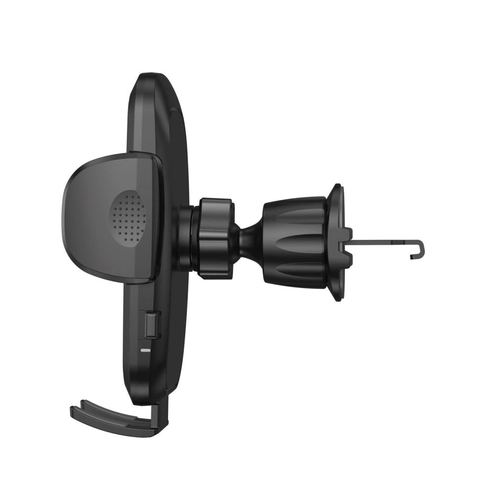 Tech-Protect mobilholder m. Trådløs lading for dashbord og luftventil - Max Mobile: 50 - 95 mm - Svart
