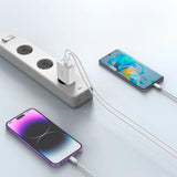 Tech-Protect NC 30W Vegglader m. 2 x USB-C og 1 x USB-A - Svart