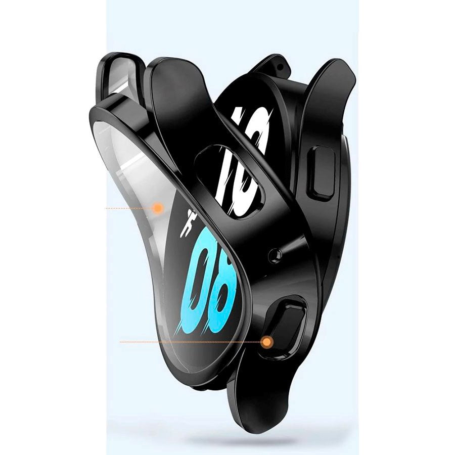 Samsung Galaxy Watch 6 (40 mm) TECH-PROTECT Defense360 plastdeksel m. Innebygd skjermbeskytter - Gjennomsiktig