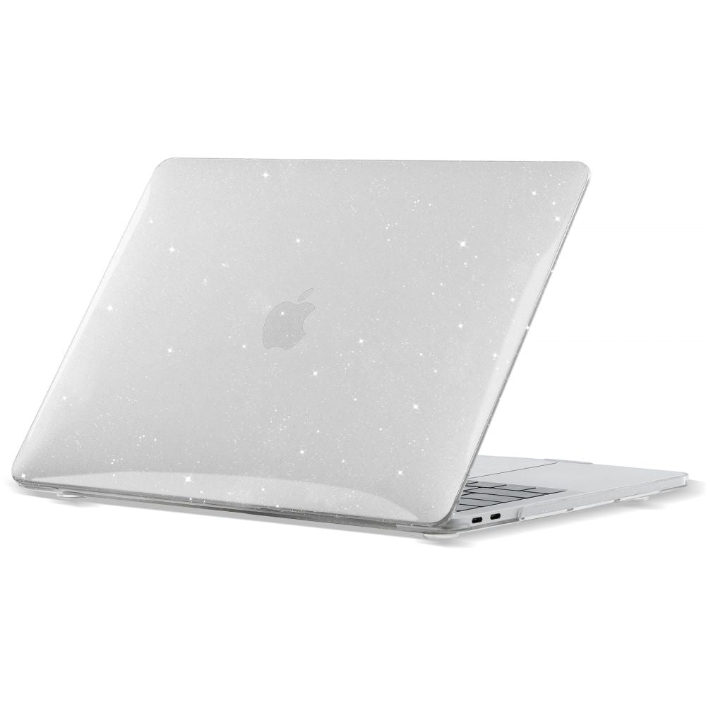MacBook Air 13 (2018-2020) - Tech-Protect Smartshell-deksel - Glitter Clear