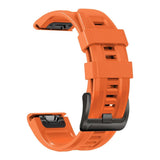 Universal Garmin 22 mm QuickFit Iconband Tech-Protect Line silikonstropp - oransje