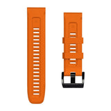 Universal Garmin 22 mm QuickFit Iconband Tech-Protect Line silikonstropp - oransje