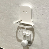 Light Solutions - Veggfeste for Google Nest Hub - Hvit