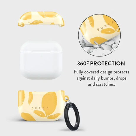 Apple AirPods (4. Gen.) Burga Cover - Lemon Tart