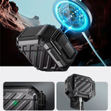 SUPCASE Unicorn Beetle Pro-deksel til Apple AirPods 4 - Slitesterk og stilig - Svart