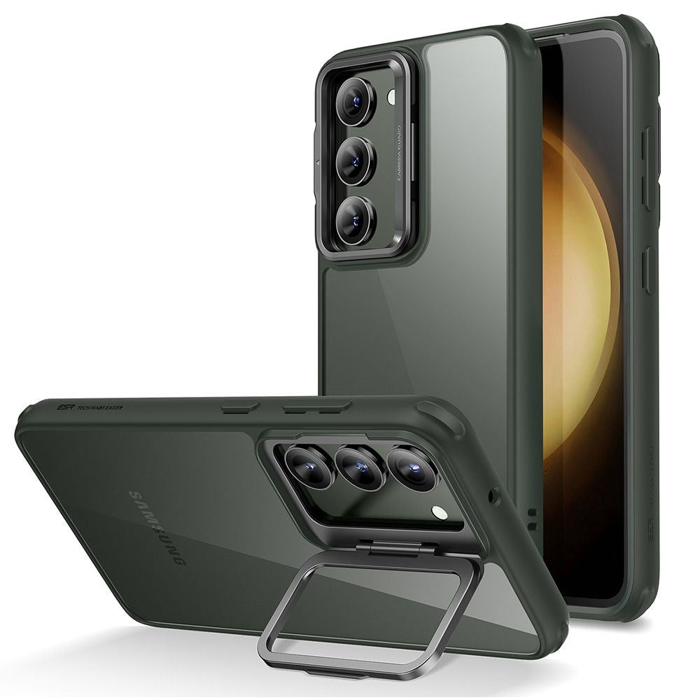 Samsung Galaxy S23 ESR Classic bakdeksel m. Stativ - Gjennomsiktig / Grønn