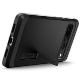 Google Pixel 7 Pro Spigen Tough Armor Case m. Stativ - Svart