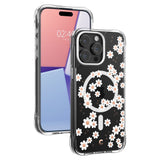 iPhone 15 Pro Max Cyrill Cecile plastbakdeksel m. Stropp - MagSafe-kompatibel - White Daisy