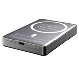Denver PQCW-10015 Trådløs PowerBank - 15W / 10.000 mAh - MagSafe Kompatibel - Grå