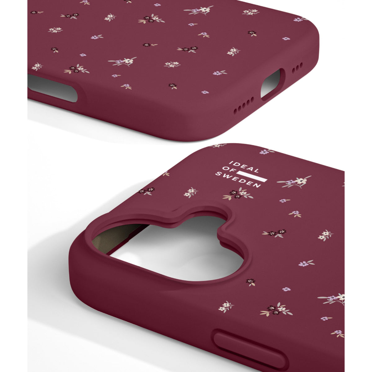 iPhone 17 iDeal Of Sweden Silikone Cover - MagSafe Kompatibelt - Fine Wine Bloom