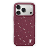 iPhone 18 Pro / 17 Pro iDeal Of Sweden Silikone Cover - MagSafe Kompatibelt - Fine Wine Bloom