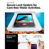 Spigen A610 Universal Liquid Waterproof Case - 2 Pack - Hvit / Transparent (maks. mobilstørrelse: 170 x 90 mm)