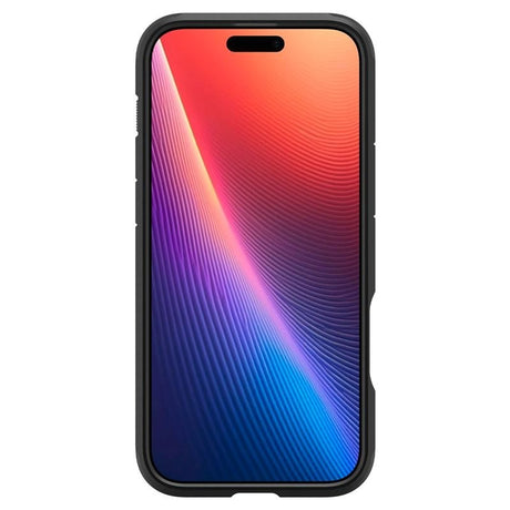 iPhone 16 Pro Spigen Tough Armor-deksel m. Stativ - MagSafe-kompatibel - Gunmetal