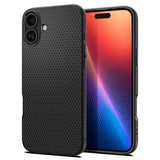 iPhone 16 Plus Spigen Liquid Air Bakdeksel - Svart