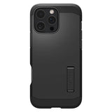 iPhone 16 Pro Spigen Tough Armor-deksel m. Stativ - MagSafe-kompatibel - Svart