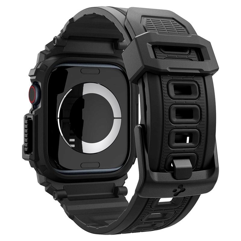 Spigen Rugged Armor Pro Apple Watch (38/40/SE/41/42 mm) - Rem m. Omslag - Svart
