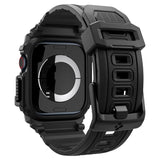 Spigen Rugged Armor Pro Apple Watch (38/40/SE/41/42 mm) - Rem m. Omslag - Svart