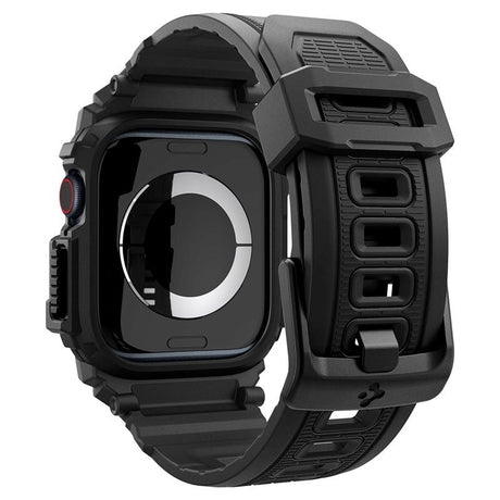 Spigen Rugged Armor Pro Apple Watch (38/40/SE/41/42 mm) - Rem m. Omslag - Svart