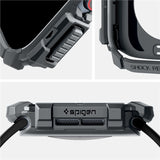 Spigen Rugged Armor Cover - Apple Watch 10 (46mm) - Fleksibel plast - Mørkegrå