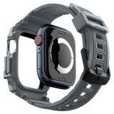 Spigen Rugged Armour Pro Strap m. Deksel - Apple Watch 10 (46mm) - Grå