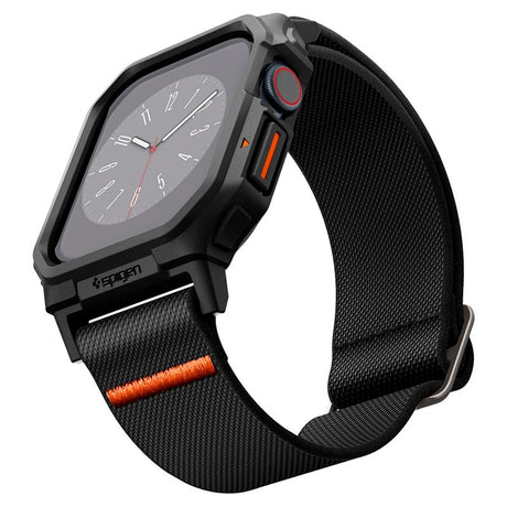 Spigen Lite Fit Pro Strap m. Deksel - Apple Watch 10 (46mm) - Svart