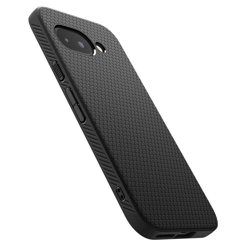 Spigen - Liquid Air Flexible Plastic Cover - Google Pixel 9a - Svart