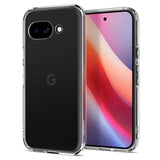 Google Pixel 9a Spigen Hybrid Crystal Clear Case - Gjennomsiktig