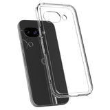 Google Pixel 9a Spigen Hybrid Crystal Clear Case - Gjennomsiktig