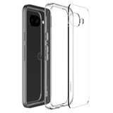 Google Pixel 9a Spigen Hybrid Crystal Clear Case - Gjennomsiktig