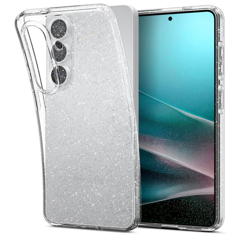 Spigen Samsung Galaxy S26+ (Plus) Liquid Crystal Glitter Bagside Cover - Gennemsigtig