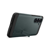 Spigen Samsung Galaxy S26+ (Plus) Tough Armor Hybrid Mobil Cover - MagSafe Kompatibel - Grøn
