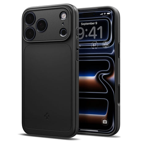 iPhone 18 Pro Max / 17 Pro Max Spigen Thin Fit Bagside Cover - MagSafe Kompatibel - Sort