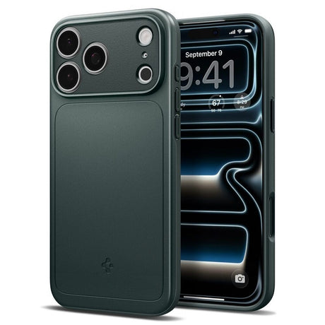 iPhone 18 Pro / 17 Pro Spigen Thin Fit Bagside Cover - MagSafe Kompatibel - Grøn