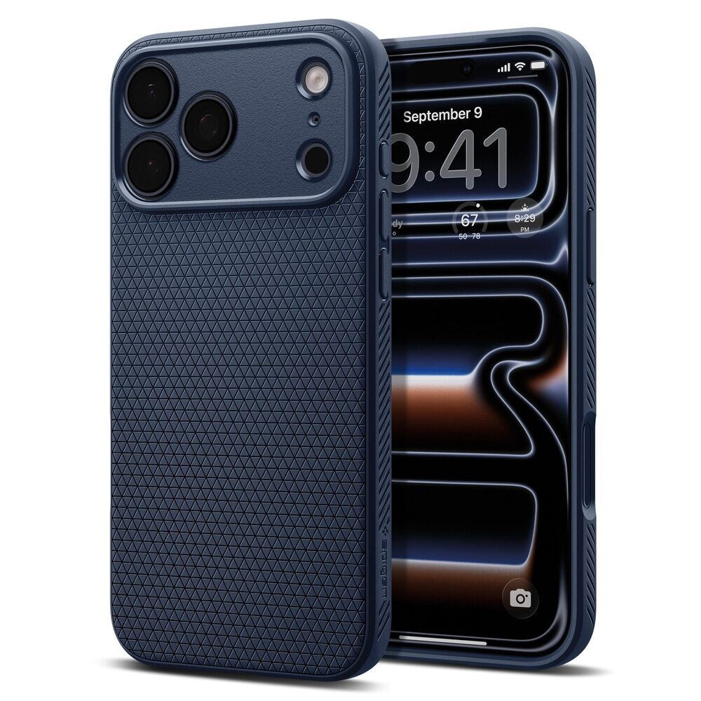 iPhone 18 Pro Max / 17 Pro Max Spigen Liquid Air Bagside Cover - Blå