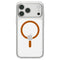 iPhone 18 Pro / 17 Pro Spigen Ultra Hybrid Bagside Cover - MagSafe Kompatibel - Gennemsigtig / Orange