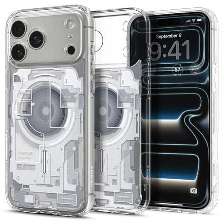 iPhone 18 Pro Max / 17 Pro Max Spigen Ultra Hybrid Bagside Cover - MagSafe Kompatibel - Gennemsigtig / Hvid