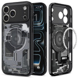 iPhone 18 Pro / 17 Pro Spigen Ultra Hybrid Bagside Cover - MagSafe Kompatibel - Gennemsigtig / Sort