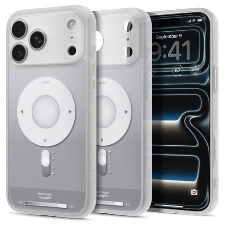 iPhone 18 Pro / 17 Pro Spigen Ultra Hybrid Bagside Cover - MagSafe Kompatibel - Sølv