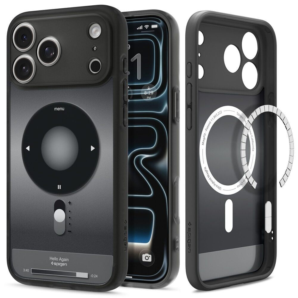 iPhone 18 Pro / 17 Pro Spigen Ultra Hybrid Bagside Cover - MagSafe Kompatibel - Sort