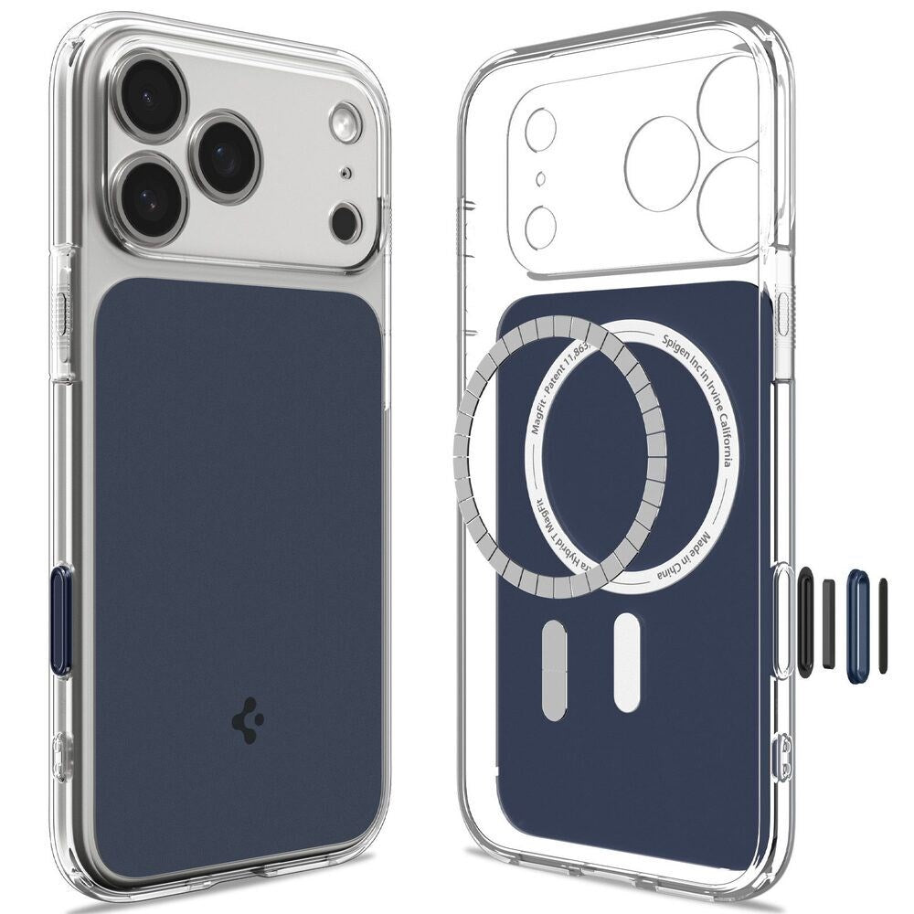 iPhone 18 Pro / 17 Pro Spigen Ultra Hybrid T Bagside Cover - MagSafe Kompatibel - Blå