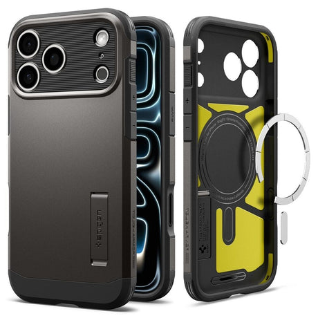 iPhone 18 Pro / 17 Pro Spigen Tough Armor T Bagside Cover - MagSafe Kompatibel - Grå