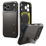 iPhone 18 Pro Max / 17 Pro Max Spigen Tough Armor T Bagside Cover - MagSafe Kompatibel - Grå