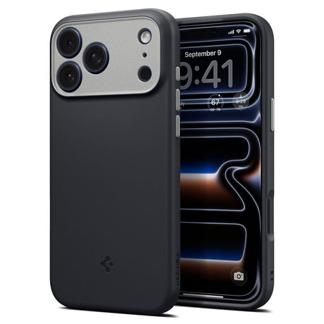 iPhone 18 Pro Max / 17 Pro Max Spigen Nano Pop Bagside Cover - MagSafe Kompatibel - Sort